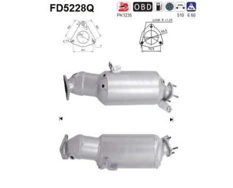 Filtre à particules FD5228Q AS