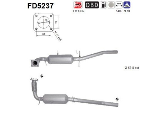 Filtre à particules FD5237 AS
