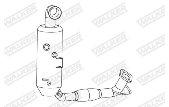 Filtre à particules, système d'échappement 73380 Walker