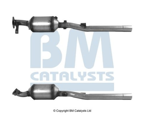 Filtre à particules, système d'échappement BM11408H BM Catalysts