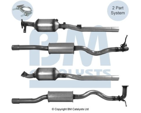 Filtre à particules, système d'échappement BM11694H BM Catalysts