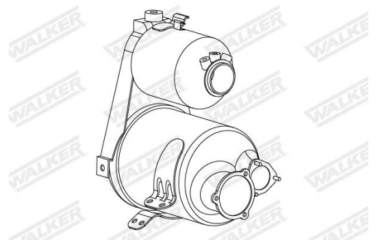 Filtre à particules, système d'échappement EVO C 73397 Walker, Image 2