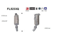 Filtre à particules, système d'échappement FL5233Q AS
