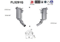 Filtre à particules, système d'échappement FL5291Q AS