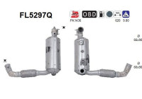 Filtre à particules, système d'échappement FL5297Q AS