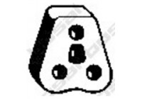 Bandes de caoutchouc, échappement