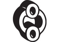 Bandes de caoutchouc, échappement