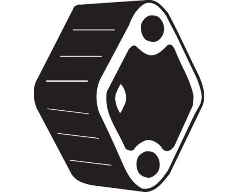 Bandes de caoutchouc, échappement