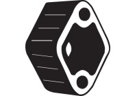 Bandes de caoutchouc, échappement