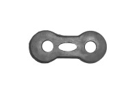 Bandes de caoutchouc, échappement