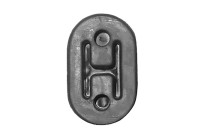 Bandes de caoutchouc, échappement