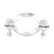 Collier d'échappement Walker 82 mm