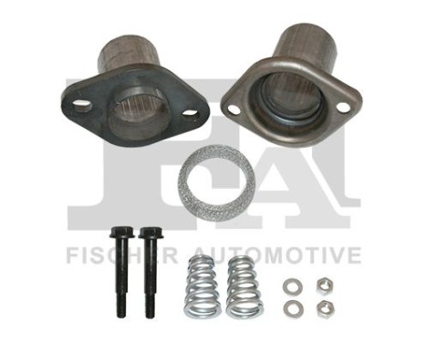 Flasque, tuyau d'échappement