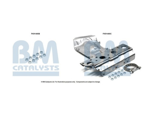 Kit de montage, convertisseur catalytique