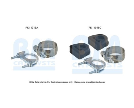 Kit de montage pour filtre à particules diesel