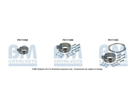 Kit de montage pour filtre à particules diesel