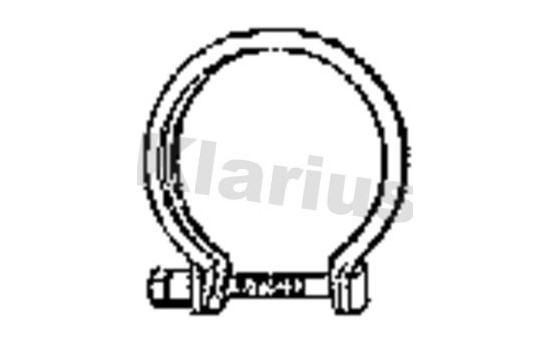 Pièce de serrage, système d'échappement, Image 2