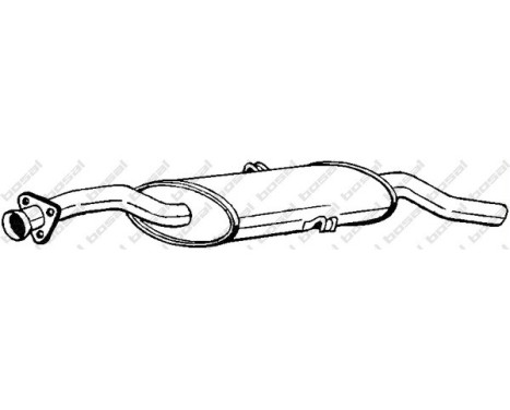 Amortisseur de fin 100-437 Bosal