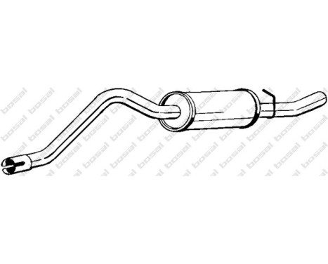 Amortisseur de fin 115-541 Bosal
