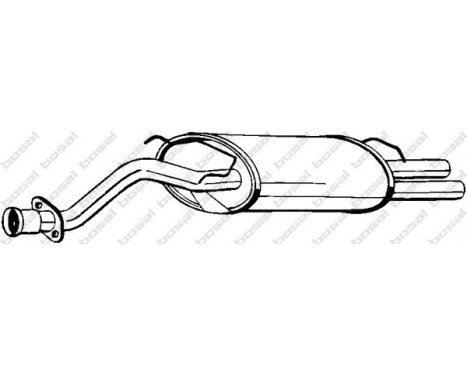Amortisseur de fin 115-851 Bosal