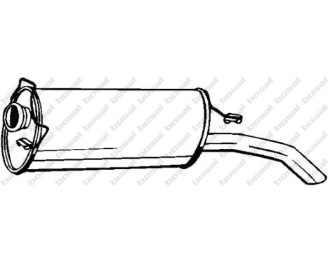 Amortisseur de fin 135-039 Bosal