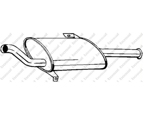 Amortisseur de fin 145-023 Bosal