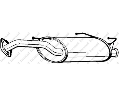 Amortisseur de fin 145-401 Bosal