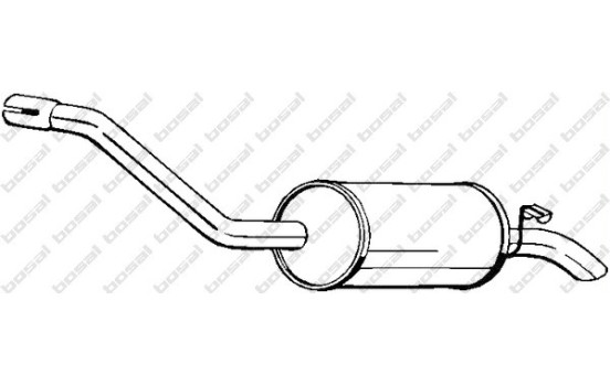 Amortisseur de fin 154-737 Bosal