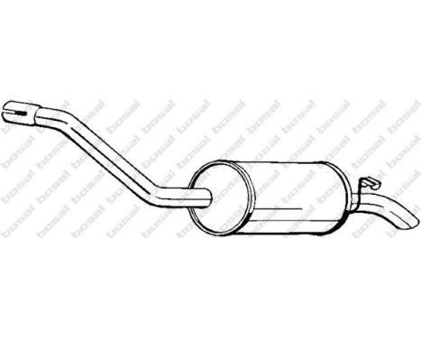 Amortisseur de fin 154-895 Bosal