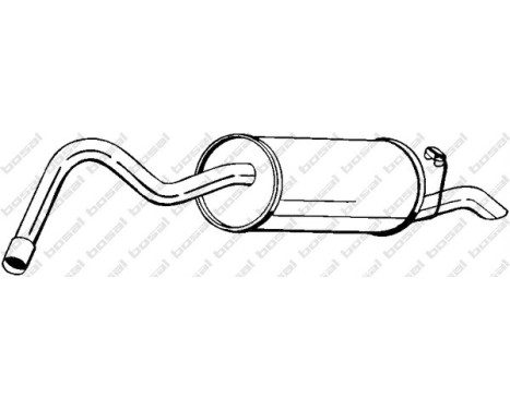 Amortisseur de fin 154-947 Bosal