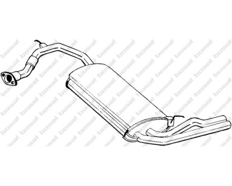 Amortisseur de fin 163-461 Bosal