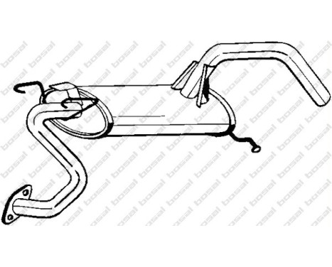 Amortisseur de fin 171-279 Bosal