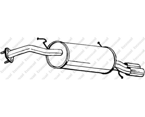 Amortisseur de fin 171-565 Bosal