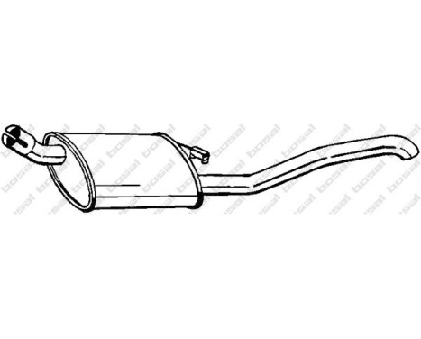 Amortisseur de fin 185-241 Bosal