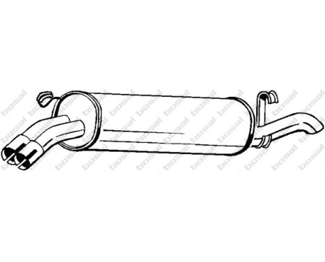 Amortisseur de fin 185-263 Bosal
