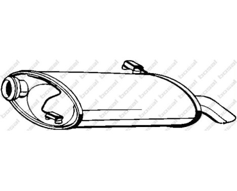 Amortisseur de fin 190-217 Bosal