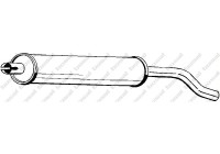 Amortisseur de fin 190-773 Bosal