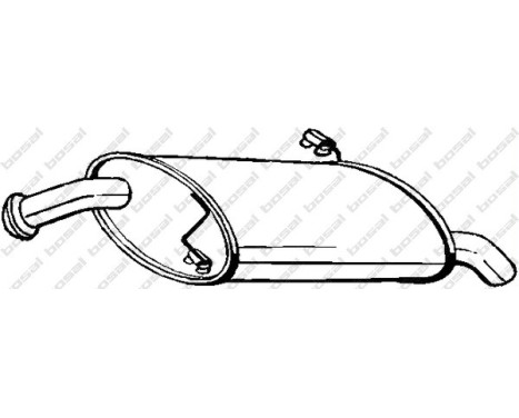Amortisseur de fin 190-935 Bosal