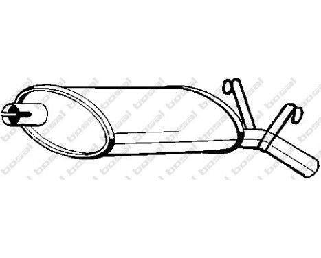 Amortisseur de fin 200-055 Bosal