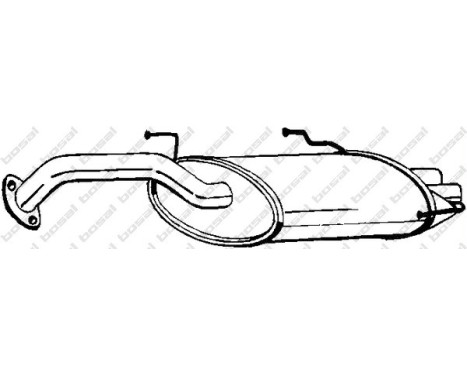 Amortisseur de fin 228-285 Bosal