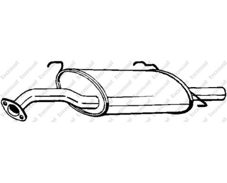 Amortisseur de fin 228-807 Bosal