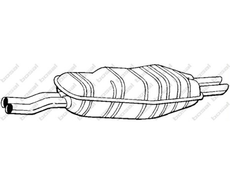 Amortisseur de fin 247-119 Bosal