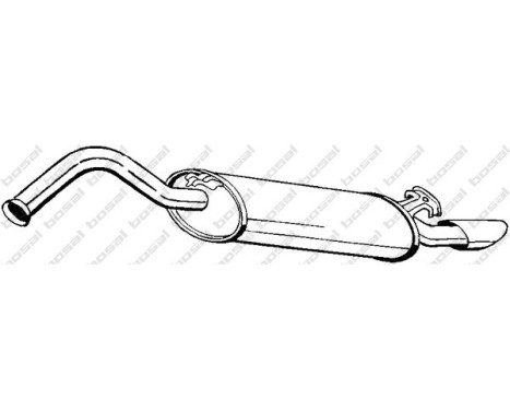 Amortisseur de fin 278-893 Bosal