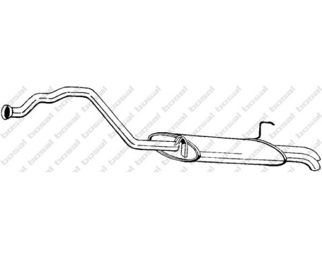 Amortisseur de fin 283-019 Bosal