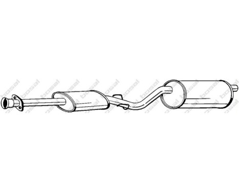 Amortisseur de fin 283-041 Bosal