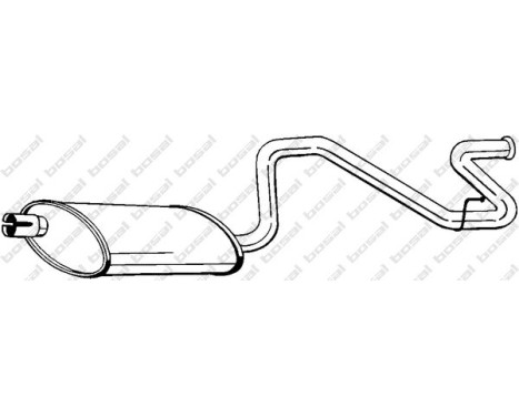 Amortisseur de fin 283-299 Bosal