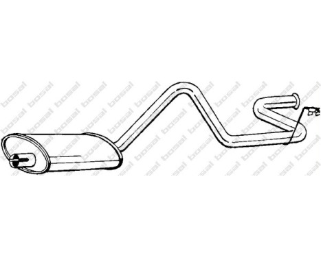 Amortisseur de fin 284-169 Bosal