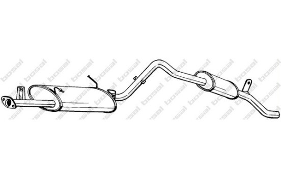 Amortisseur de fin 286-297 Bosal