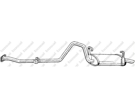 Amortisseur de fin 288-431 Bosal