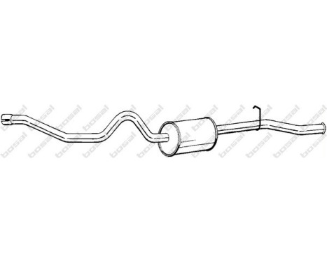 Amortisseur de fin 288-921 Bosal